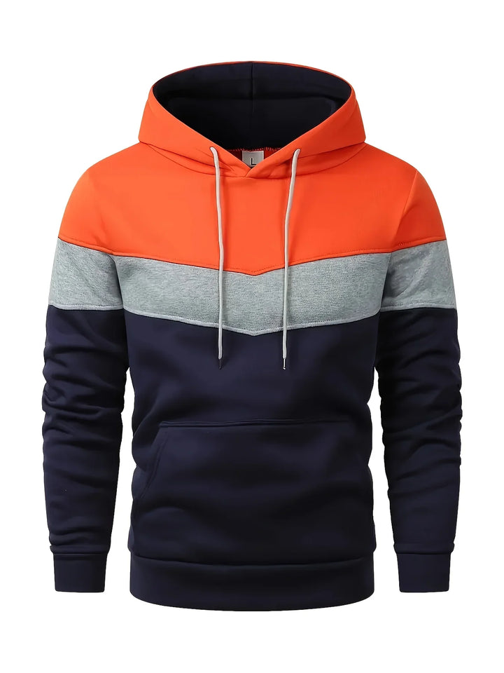 Heren hoodie | Comfortabele trui met capuchon en kangoeroezak