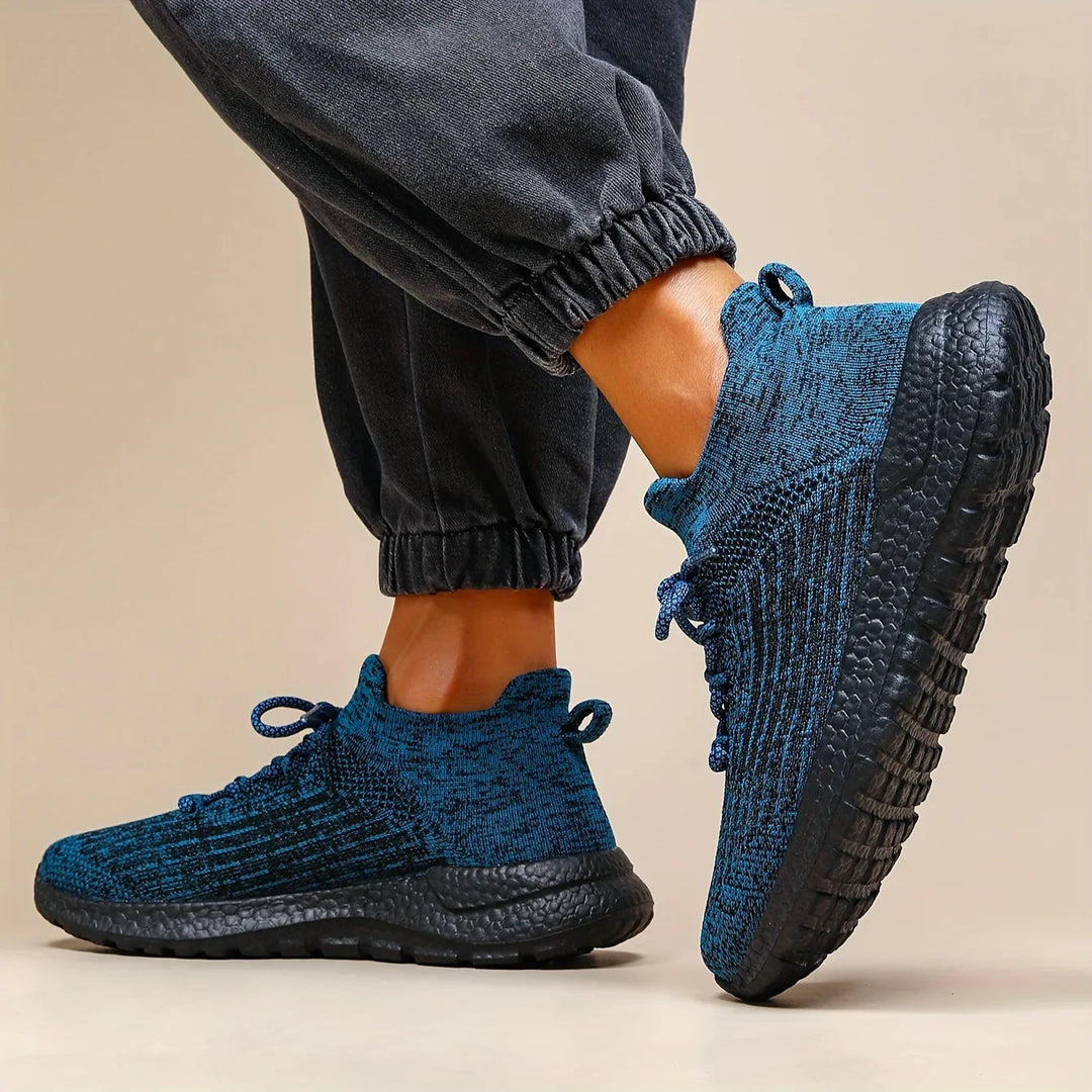 Unisex sneakers zwart | Lichtgewicht sportschoenen