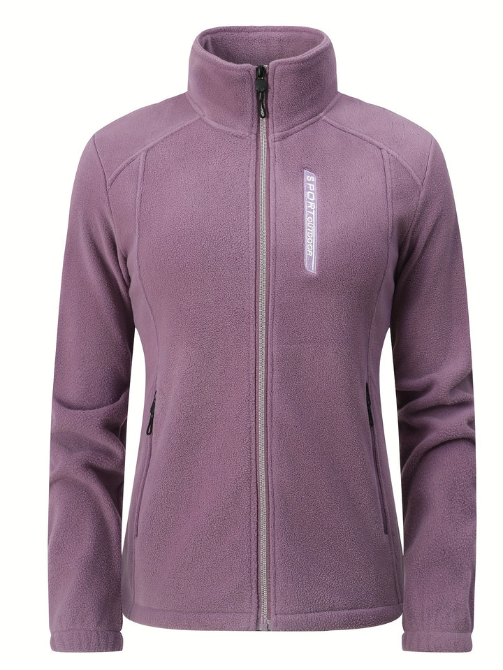 Dames winterjas | Fleece jas met voering voor herfst en winter