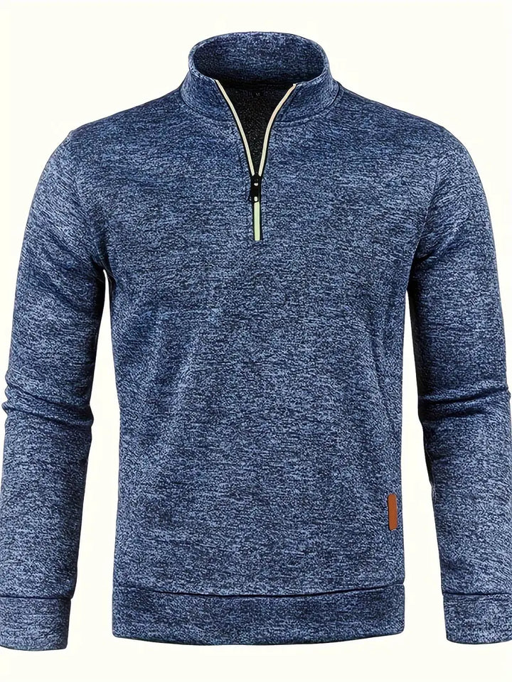 Walter | Half-zip trui met strak minimalistisch design
