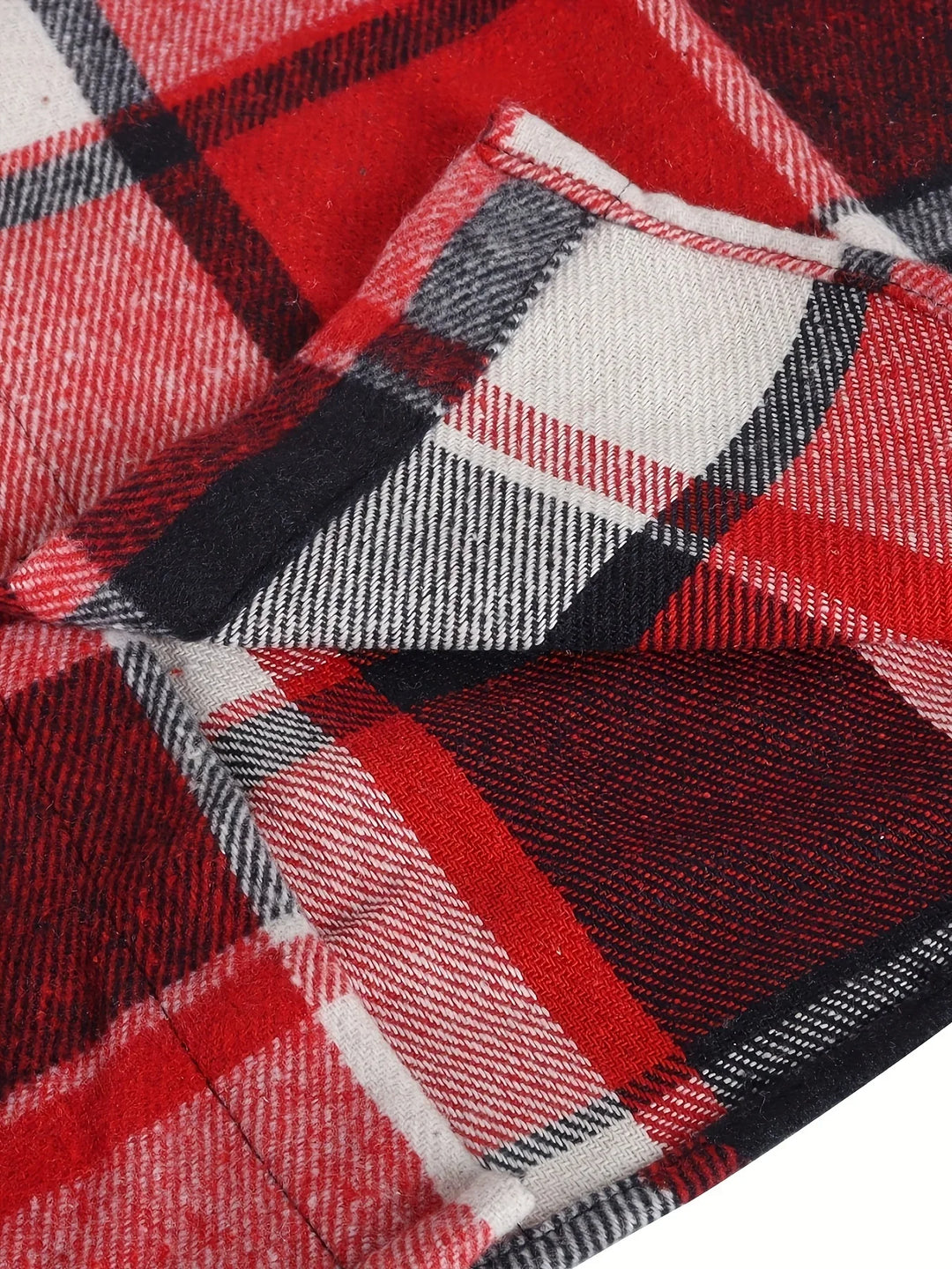 Heren overhemd | Geruit flanel shirt met lange mouw