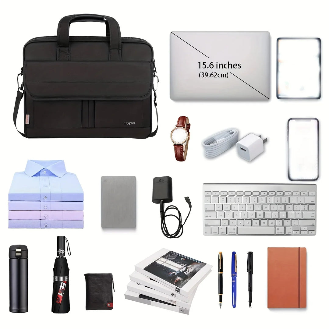 Laptop tas 15.6 inch | Business schoudertas met handvat en strap