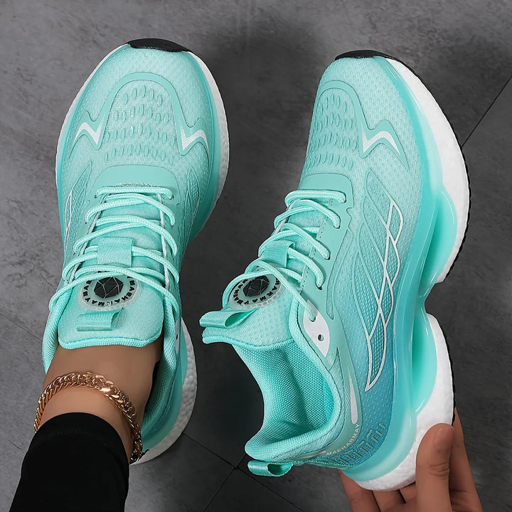 Dames hardloopschoenen | Lichtgewicht sneakers met schokdemping