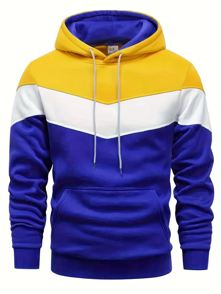 Heren hoodie | Comfortabele trui met capuchon en kangoeroezak