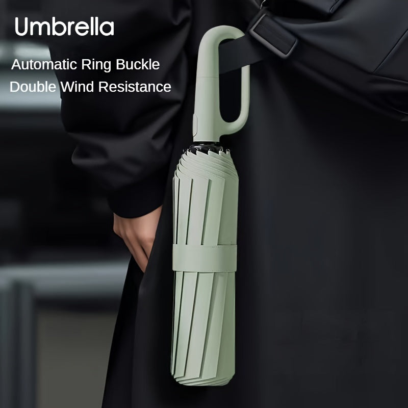 Paraplu | Automatische opvouwbare stormparaplu windproof