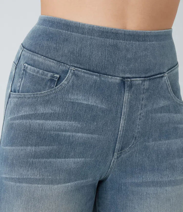 Wide Fit Jeans | Dames jeans met wijde pijpen