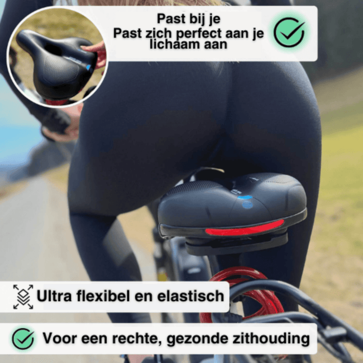 ComfortRide™ | Schokabsorberend fietszadel