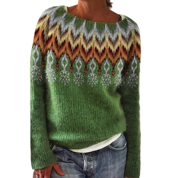Dames trui in Scandinavische stijl | Gebreide trui