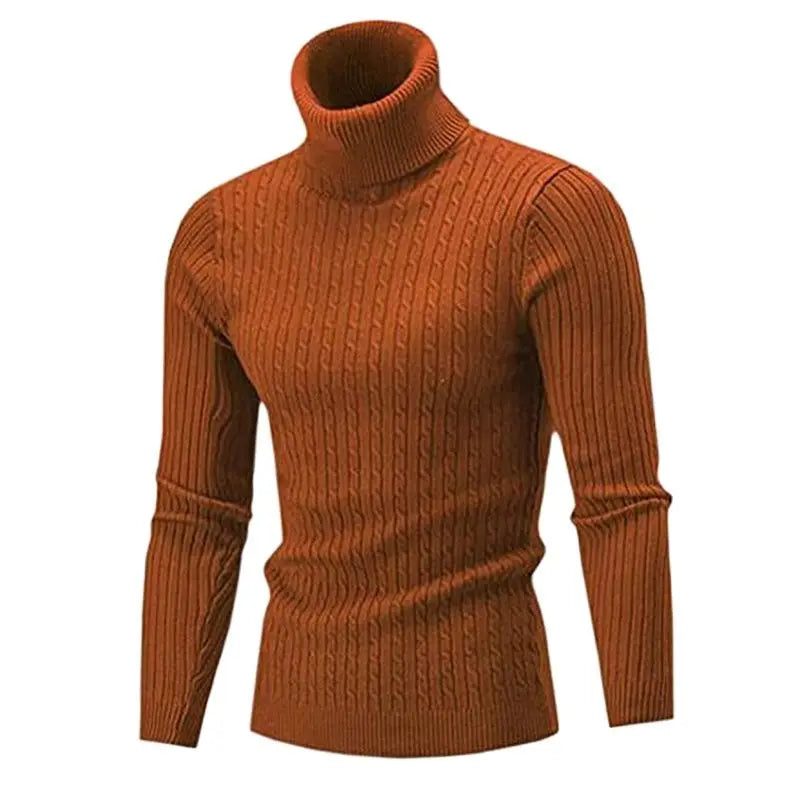 Heren kabelgebreide coltrui | Stijlvol & warm voor de winter