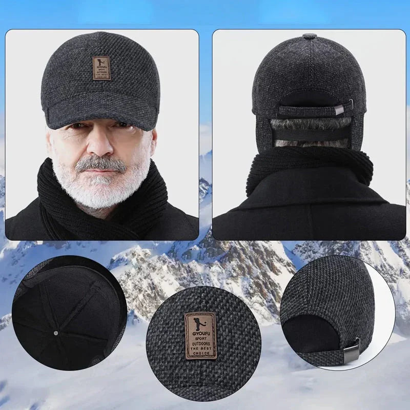 WinterShield | Warme winterpet met oorbescherming