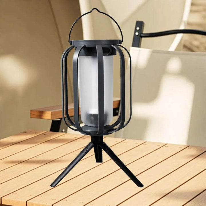 Decoratieve lamp | LED lantaarn met vlam effect en warm licht