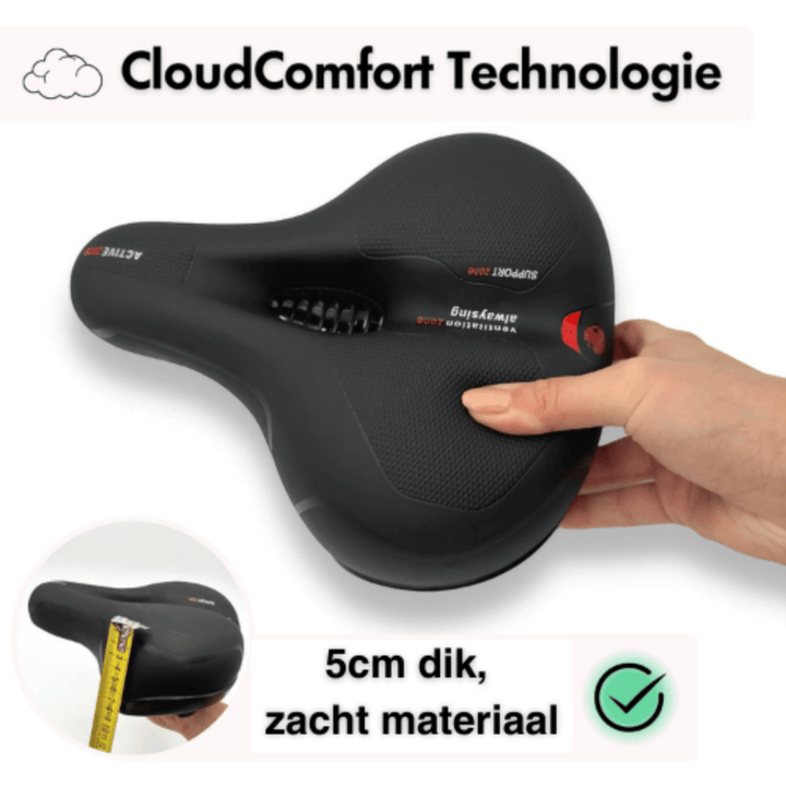 ComfortRide™ | Schokabsorberend fietszadel