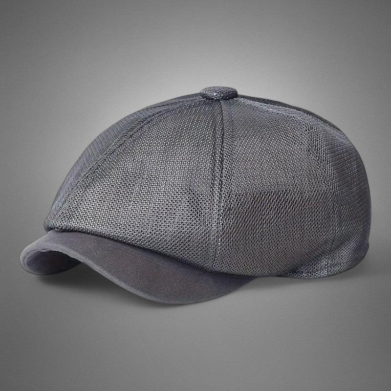 BreezeBoy | Ademend mesh newsboy pet voor heren