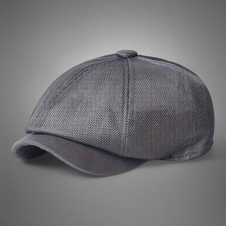 BreezeBoy | Ademend mesh newsboy pet voor heren