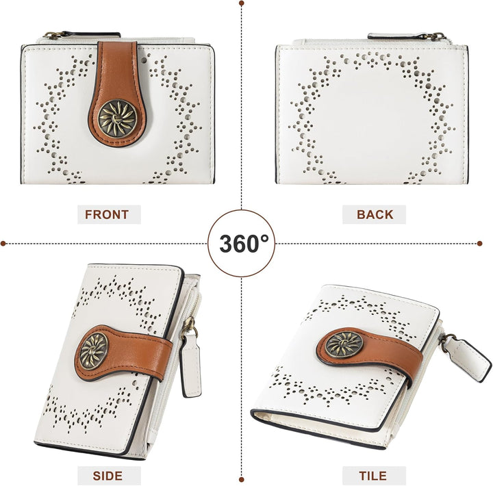 NovaFold | Elegante bifold portemonnee met ritsvak