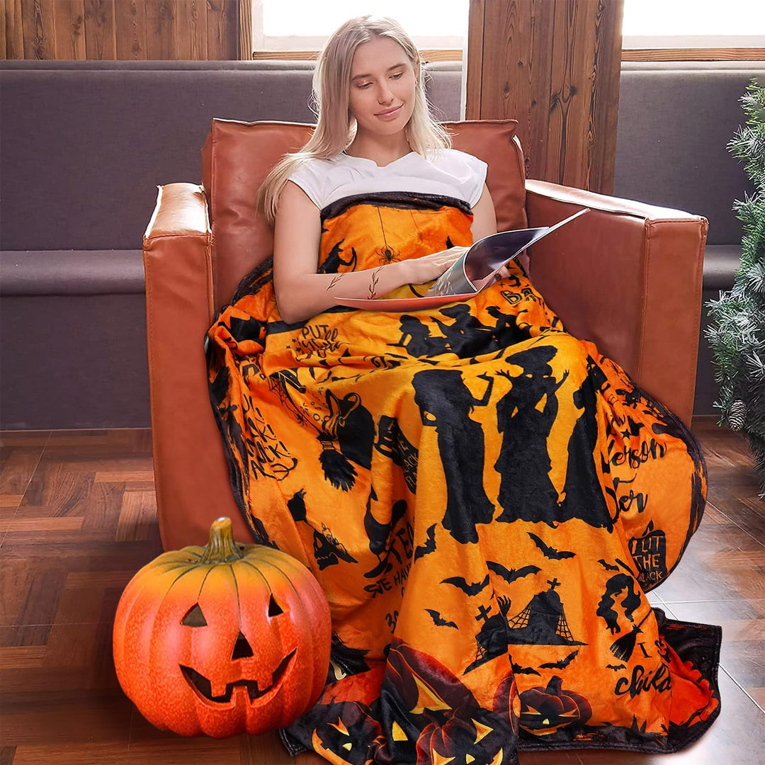 HocusPocus | Flannelen Halloween deken
