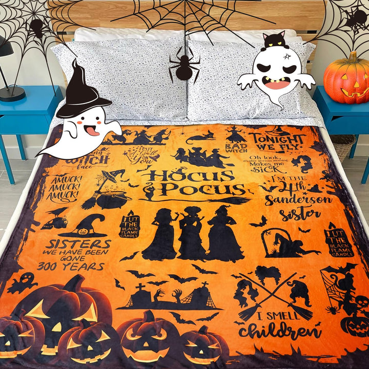 HocusPocus | Flannelen Halloween deken