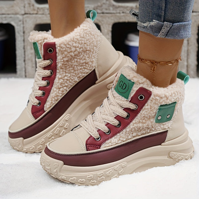 Winterschoenen dames | Warme schoenen met voering en antislip zool