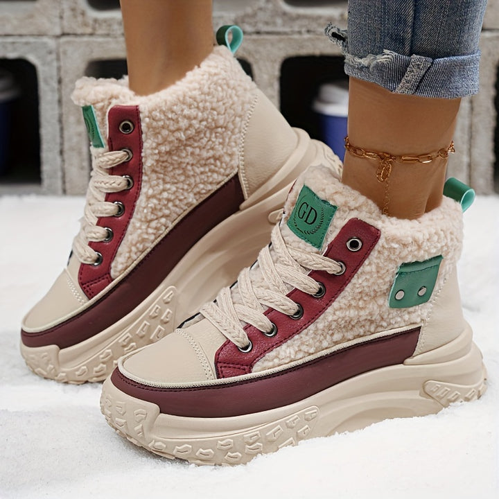 Winterschoenen dames | Warme schoenen met voering en antislip zool
