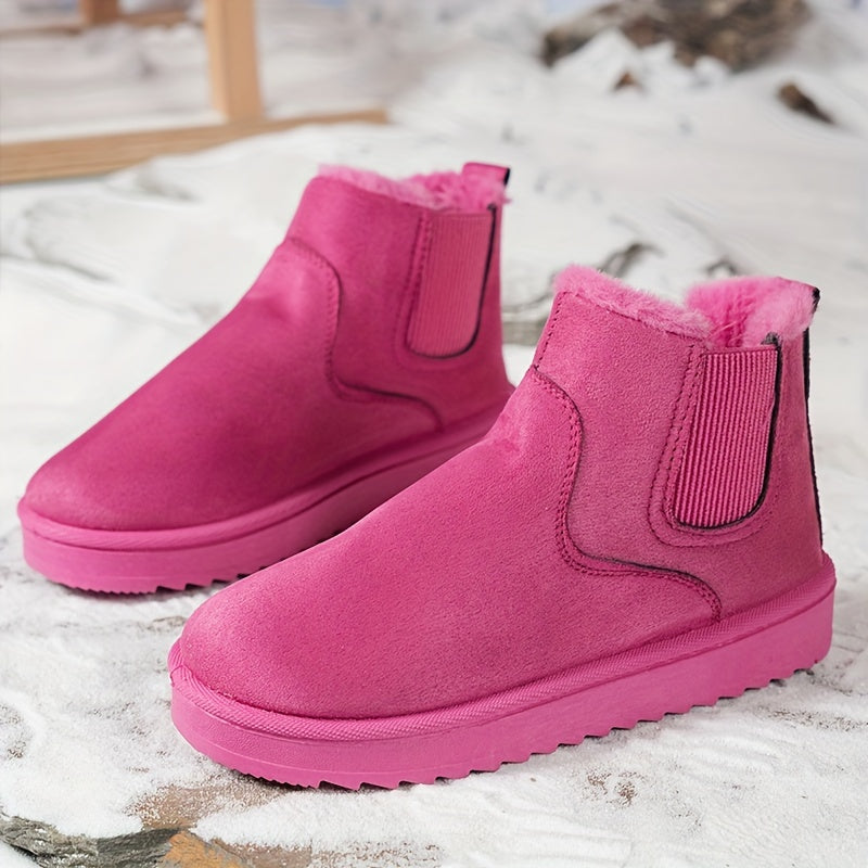 Dames snowboots | Warme korte winterlaarzen met voering