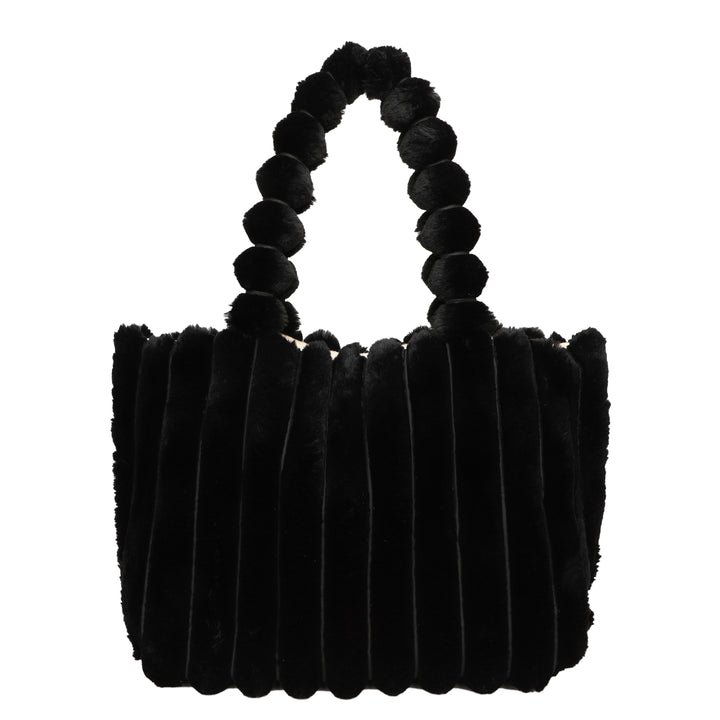 Dames tas | Pluche puffy schoudertas dames met grote capaciteit