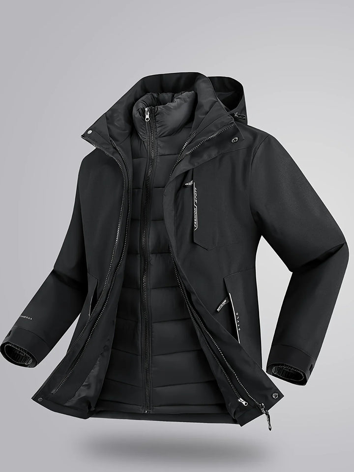 Dames winterjas | Outdoor jas met capuchon en uitneembare voering