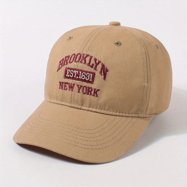 Brooklyn Cap | Verstelbare heren baseballpet katoen casual