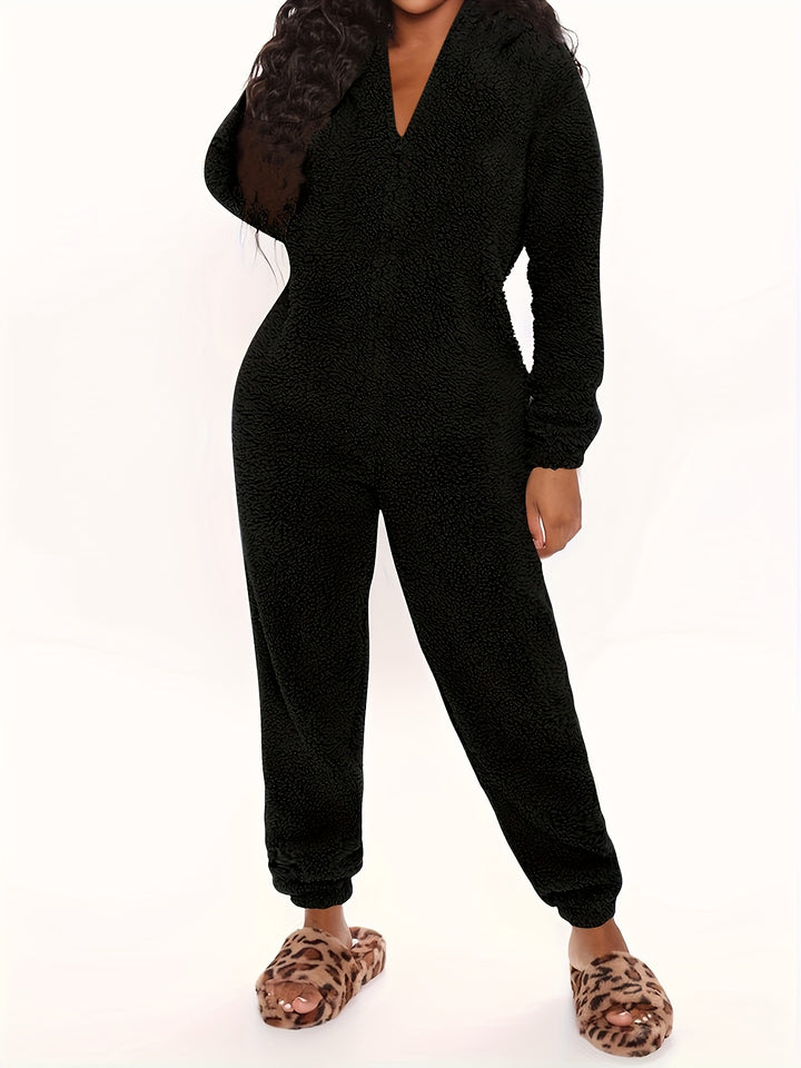 Dames Onesie | Warme Fleece Pyjama Jumpsuit