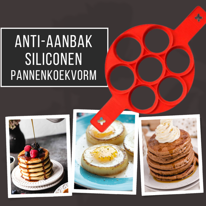 Siliconen Mini-Pannenkoekvorm | Maak heerlijke American Pancakes