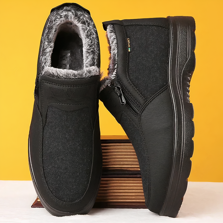 Renzo | Warme winterschoenen met rits en warme voering