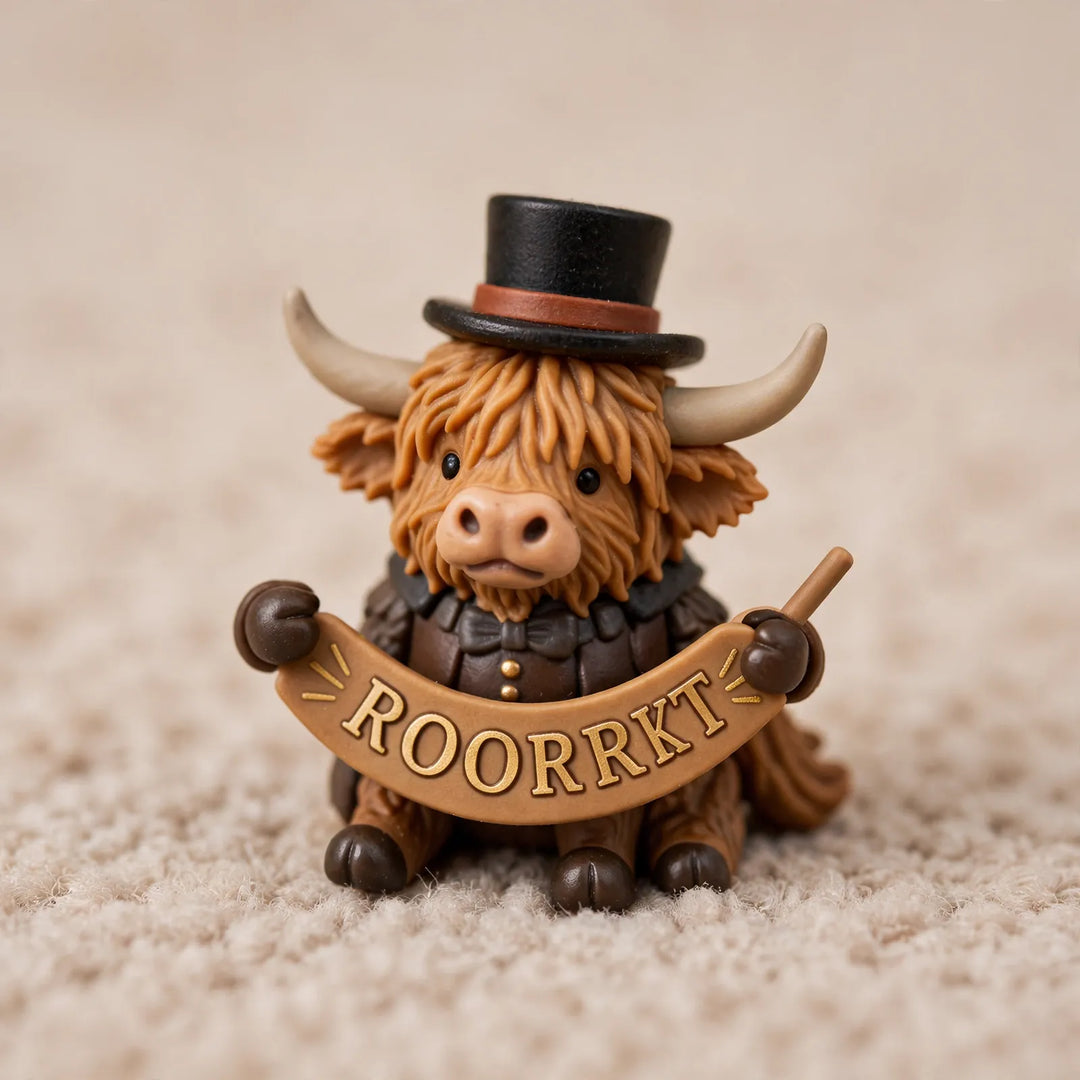 Adventskalender | 24 schotse hooglander mini figuren