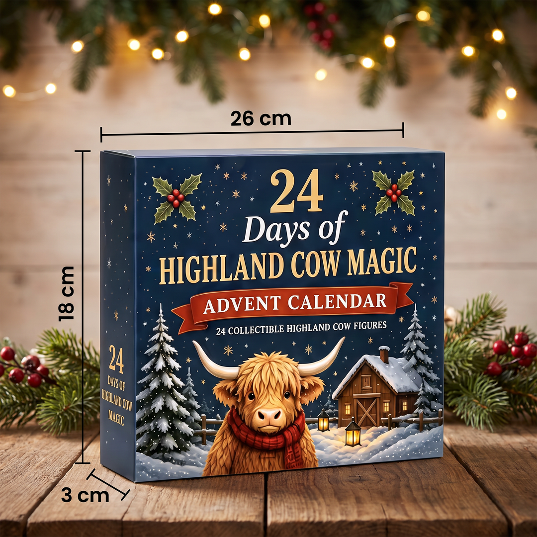 Adventskalender | 24 schotse hooglander mini figuren