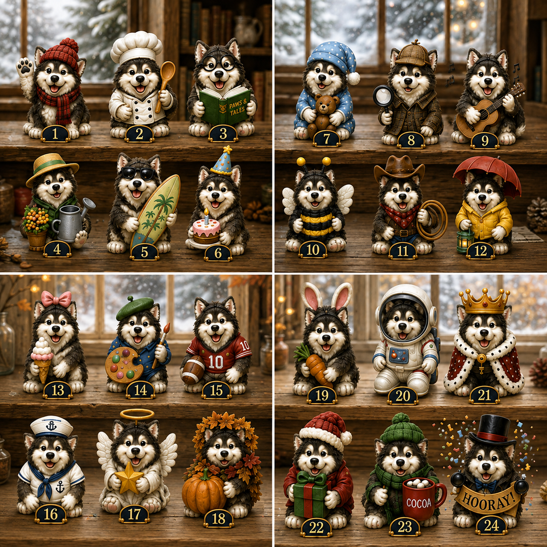 Adventskalender Alaskan Malamute 2026 | 24 verrassingen
