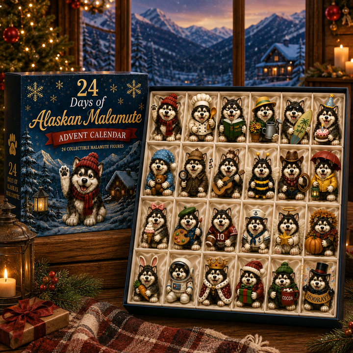 Adventskalender Alaskan Malamute 2026 | 24 verrassingen