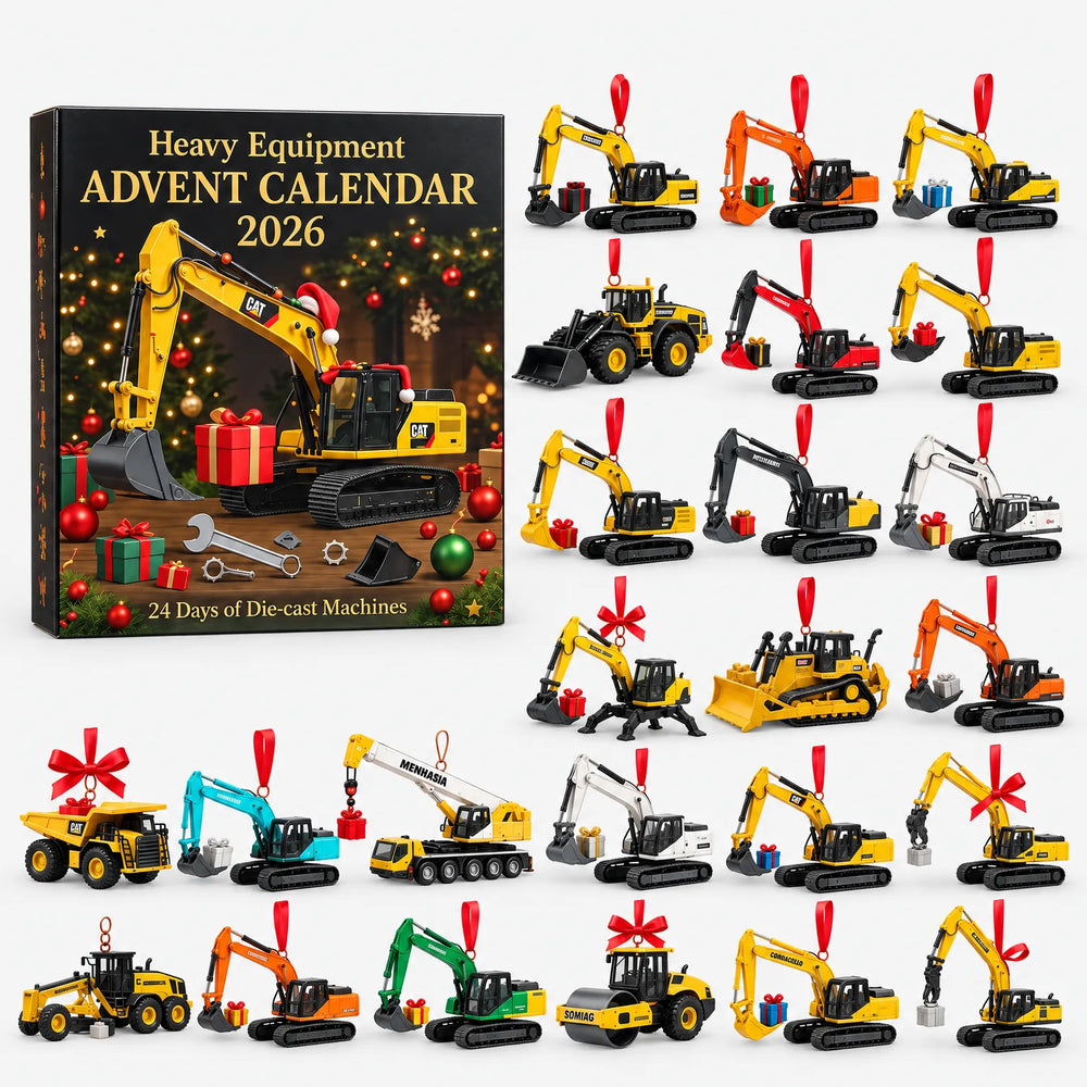 Adventskalender | Bouwvoertuigen met 24 verrassingen