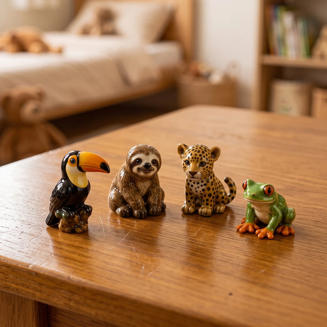 Adventskalender dieren 2026 | 24 jungledieren van acryl