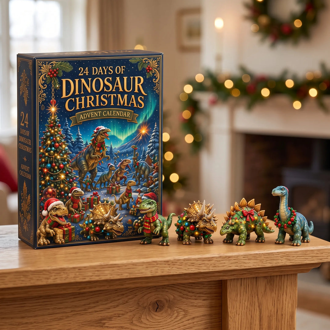 Adventskalender dinosaurussen 2026 | 24 dinosaurusfiguren