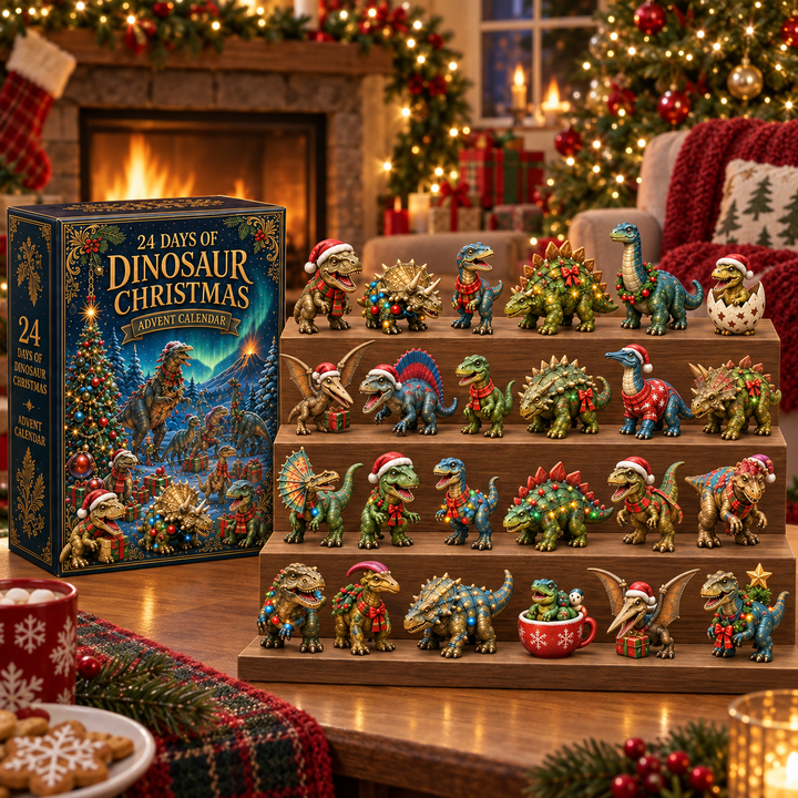 Adventskalender dinosaurussen 2026 | 24 dinosaurusfiguren