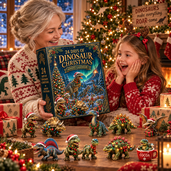 Adventskalender dinosaurussen 2026 | 24 dinosaurusfiguren