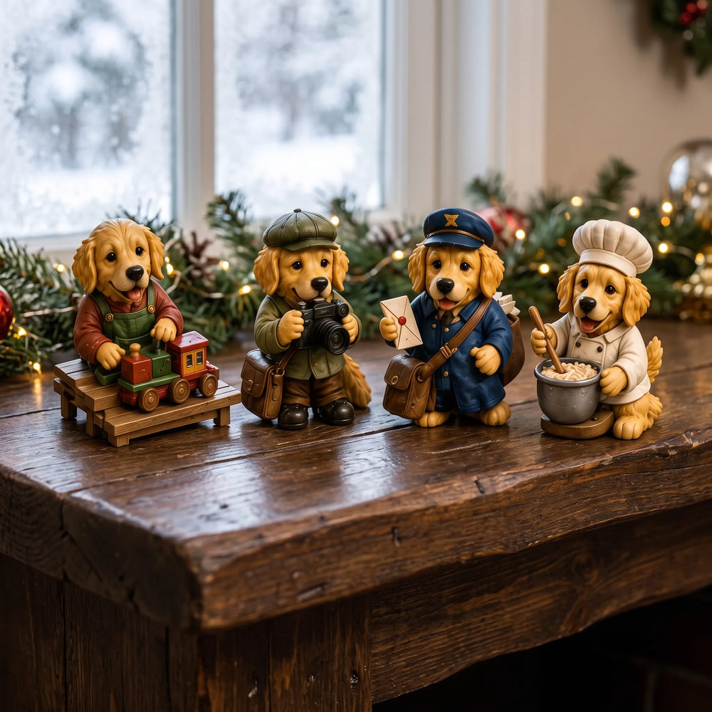 Adventskalender golden retriever 2026 | 24 hondenfiguurtjes