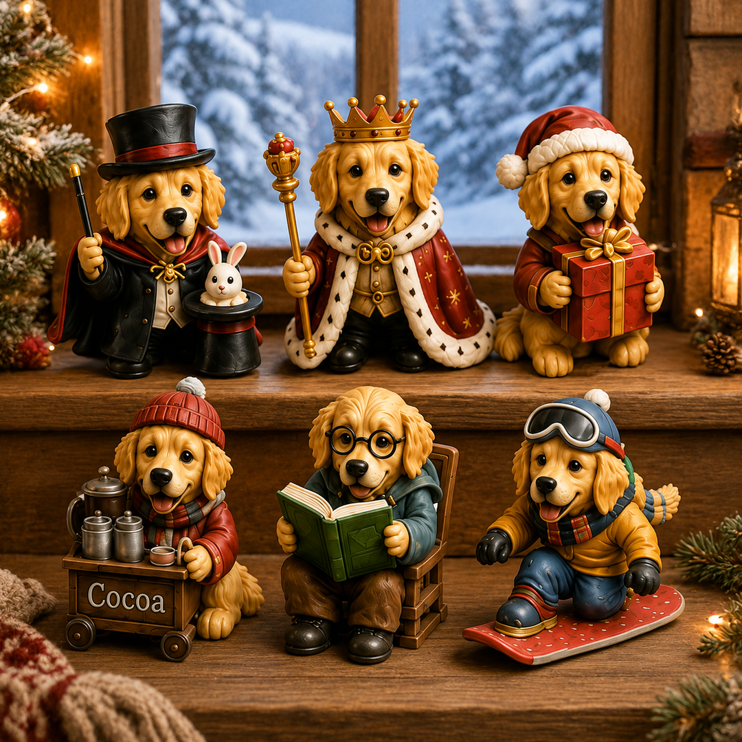 Adventskalender golden retriever 2026 | 24 hondenfiguurtjes