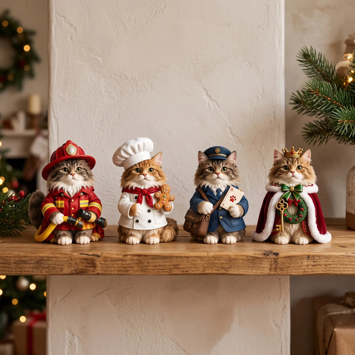 Adventskalender katten 2026 | 24 Maine Coon figuurtjes