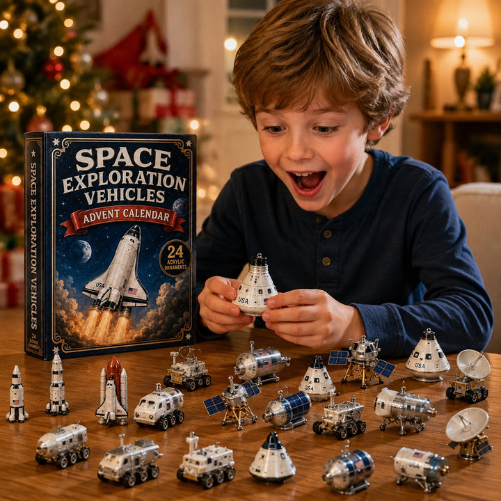 Adventskalender ruimtevaart 2026 | 24 ruimtevoertuigen