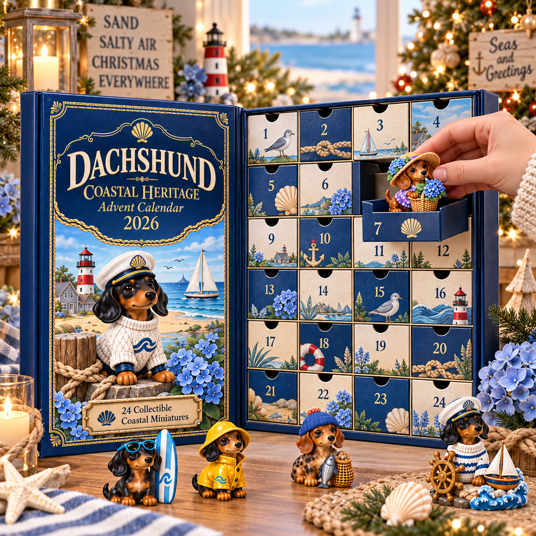 Adventskalender teckel 2026 | 24 hondenfiguurtjes