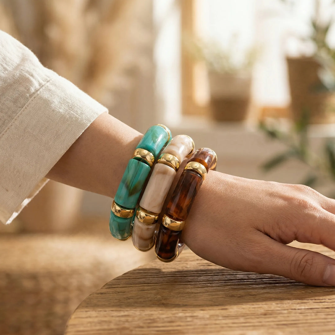 Armband dames | Bangle armband set met modern design