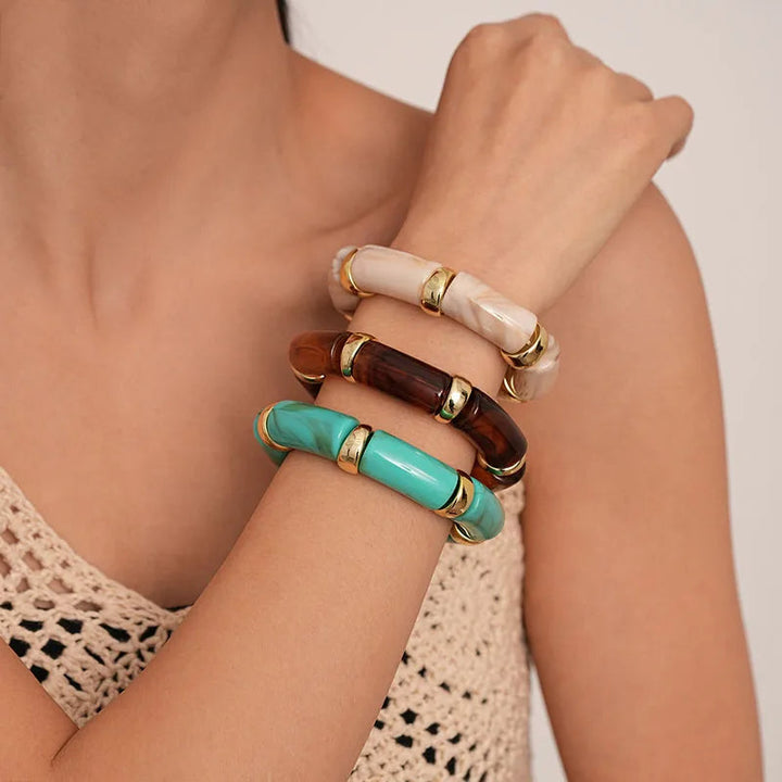 Armband dames | Bangle armband set met modern design