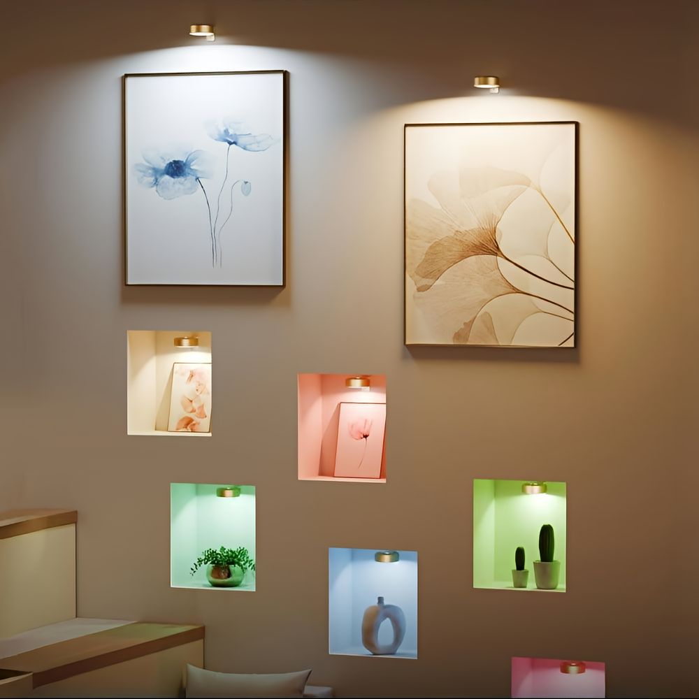 ArtLume | Draadloze LED-spots voor schilderijverlichting oplaadbaar | 2+1 gratis
