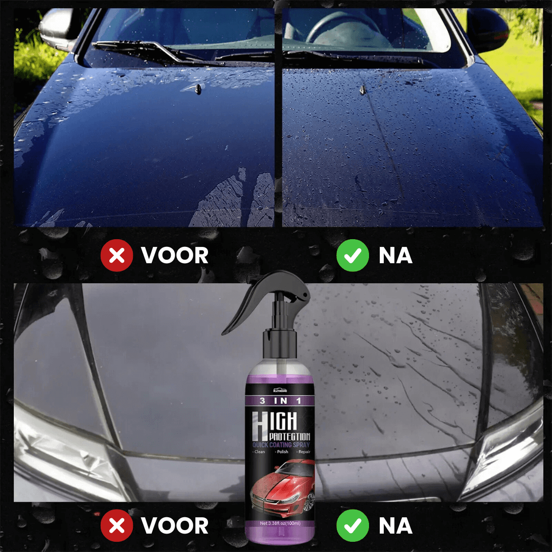 AutoGlanz™ | 3-in-1 Nano Keramische Coating Spray | 1+2 Gratis