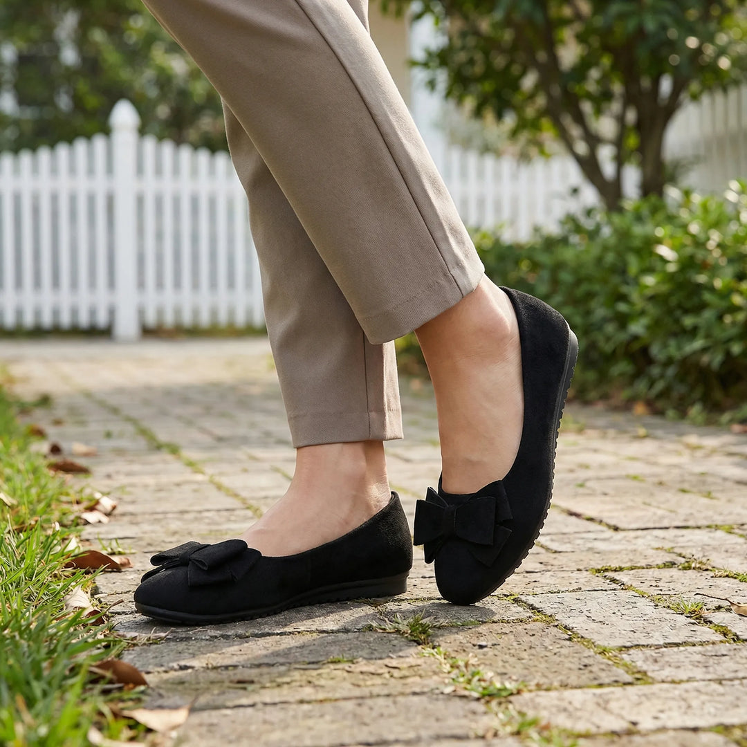 Ballerina’s dames | Platte schoenen met strikdetail