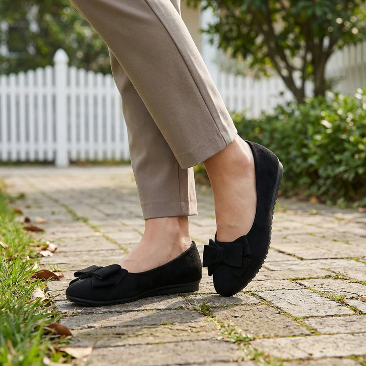 Ballerina’s dames | Platte schoenen met strikdetail